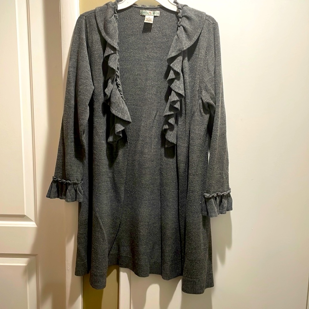Vintage Susie XL long sleeve ruffle sweater